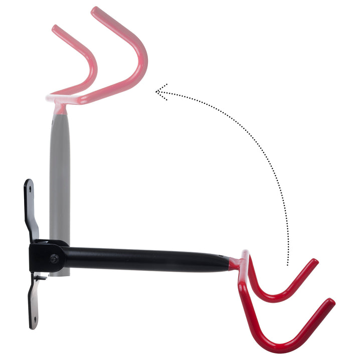Maclean Fahrradhalterung / Wandhalterung, horizontal, Stahl, max. Belastbarkeit 30 kg, MC-430, 3 Stück