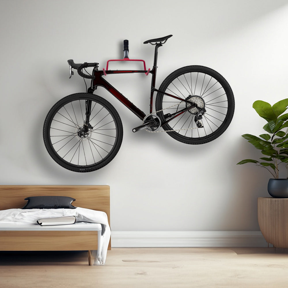 Maclean Fahrradhalterung / Wandhalterung, horizontal, Stahl, max. Belastbarkeit 30 kg, MC-430, 3 Stück