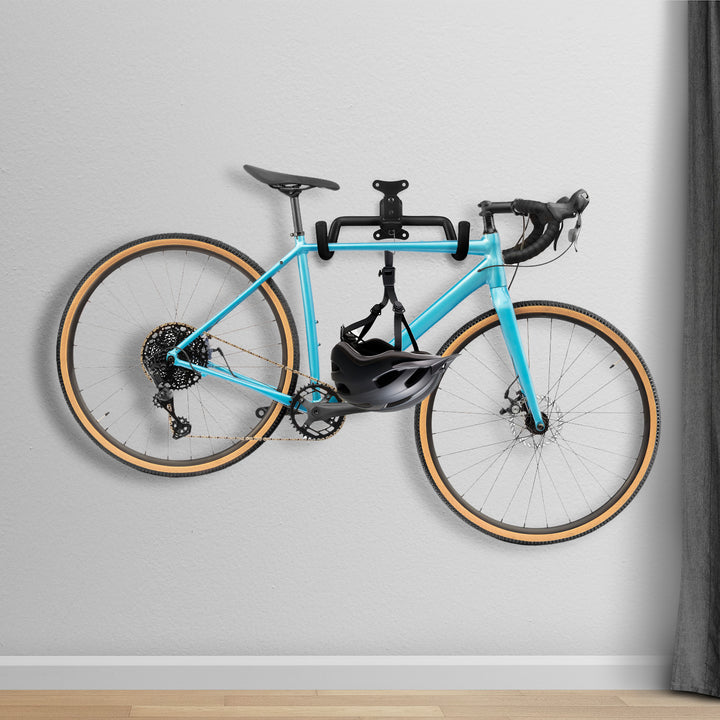 Maclean Fahrrad-Wandhalterung, horizontal, Stahl, max. Belastbarkeit 30 kg, MC-484, 4 Stück