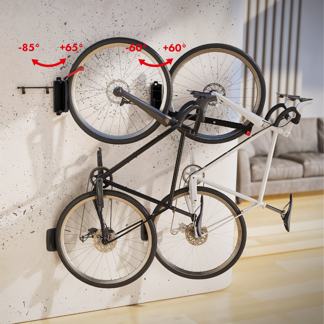 Maclean Wand-Fahrradhalter, max. 35 kg, MC-498, 3 Stück