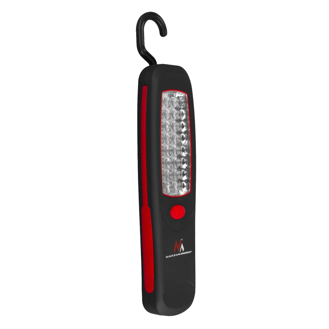 2x Maclean-Werkstattlampe mit 24 LEDs, Magnet, Haken, MCE03 + 6x Batterie R-06 R06 AA LR06 1,5 V VARTA Longlife Power