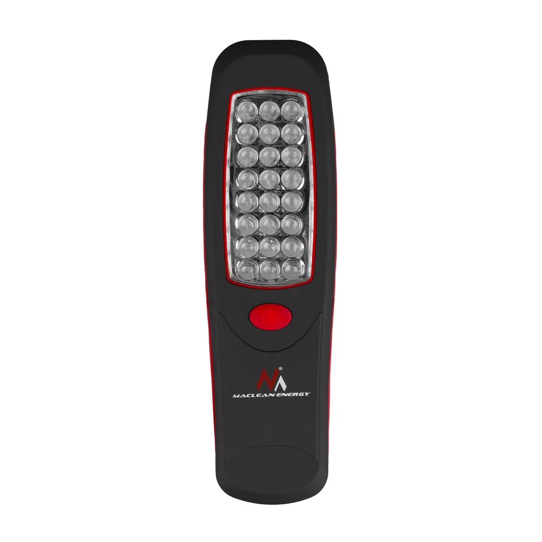 2x Maclean-Werkstattlampe mit 24 LEDs, Magnet, Haken, MCE03 + 6x Batterie R-06 R06 AA LR06 1,5 V VARTA Longlife Power