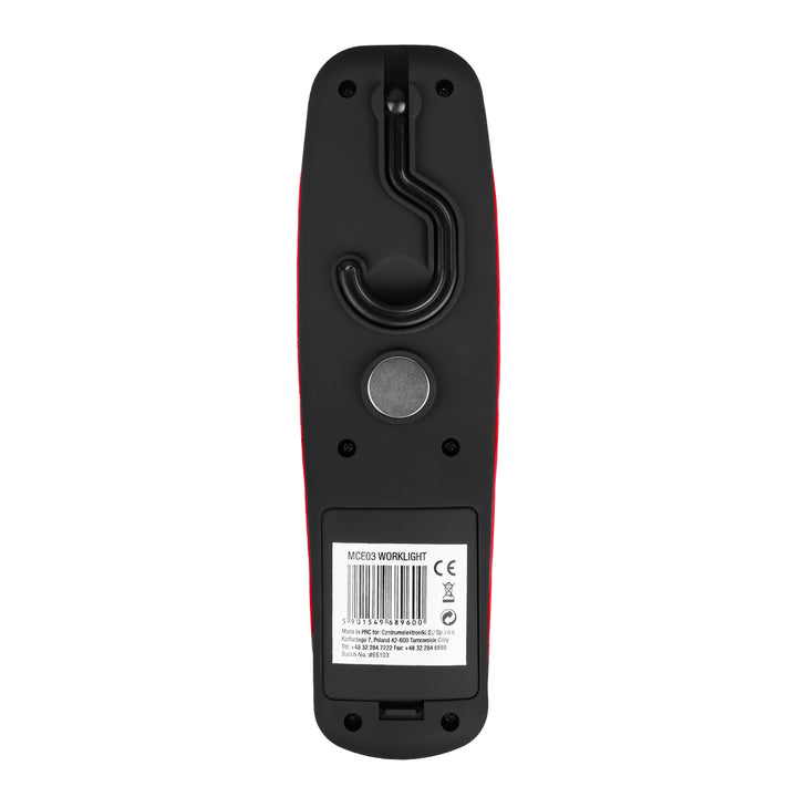 2x Maclean-Werkstattlampe mit 24 LEDs, Magnet, Haken, MCE03 + 6x Batterie R-06 R06 AA LR06 1,5 V VARTA Longlife Power