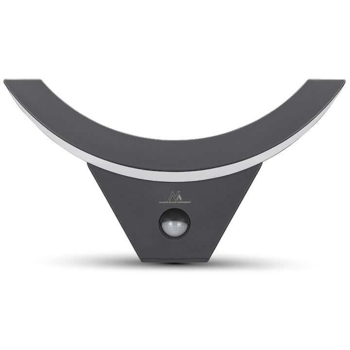 Maclean LED-Leuchte mit Bewegungsmelder, Infrarot-Bewegungsmelder, Farbe: Grau, 10 W, IP54, 800 lm, MCE290 GR, 4 Stück