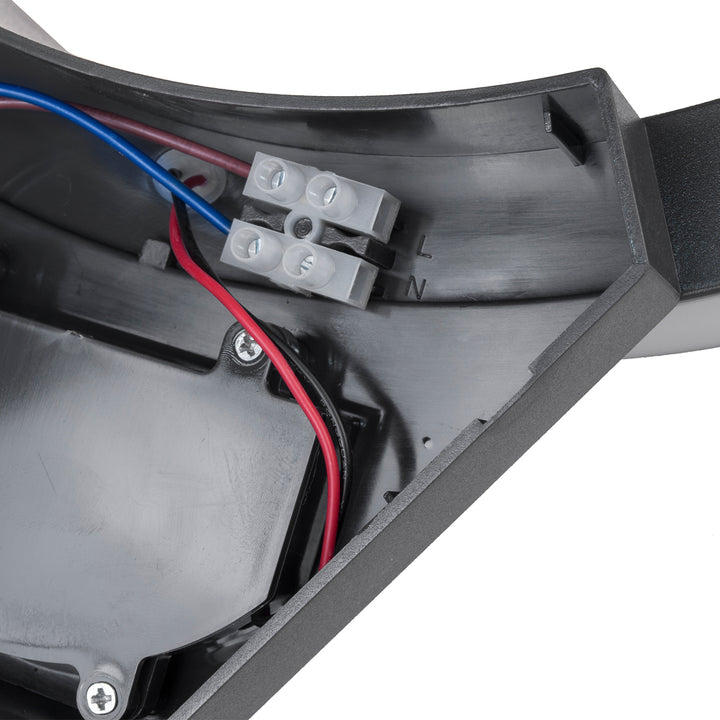 Maclean LED-Leuchte mit Bewegungsmelder, Infrarot-Bewegungsmelder, Farbe: Grau, 10 W, IP54, 800 lm, MCE290 GR, 4 Stück