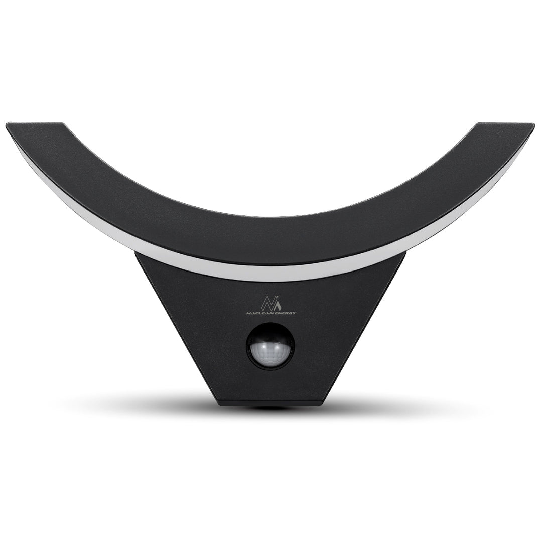 Maclean LED-Lampe mit Bewegungsmelder, Infrarot-Bewegungsmelder, Farbe: Schwarz, 10 W, IP54, 800 lm, MCE290 B, 4 Stück