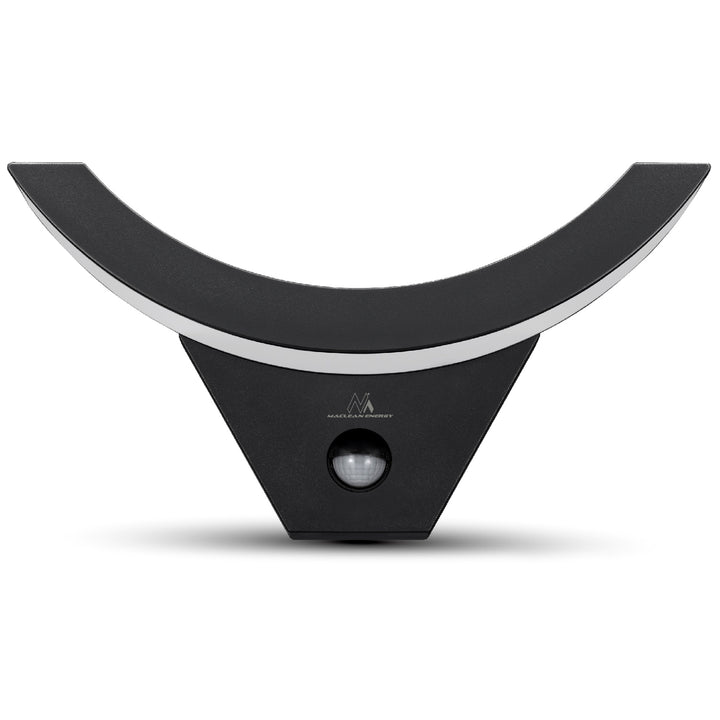 Maclean LED-Lampe mit Bewegungsmelder, Infrarot-Bewegungsmelder, Farbe: Schwarz, 10 W, IP54, 800 lm, MCE290 B, 4 Stück
