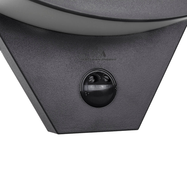 Maclean LED-Lampe mit Bewegungsmelder, Infrarot-Bewegungsmelder, Farbe: Schwarz, 10 W, IP54, 800 lm, MCE290 B, 4 Stück