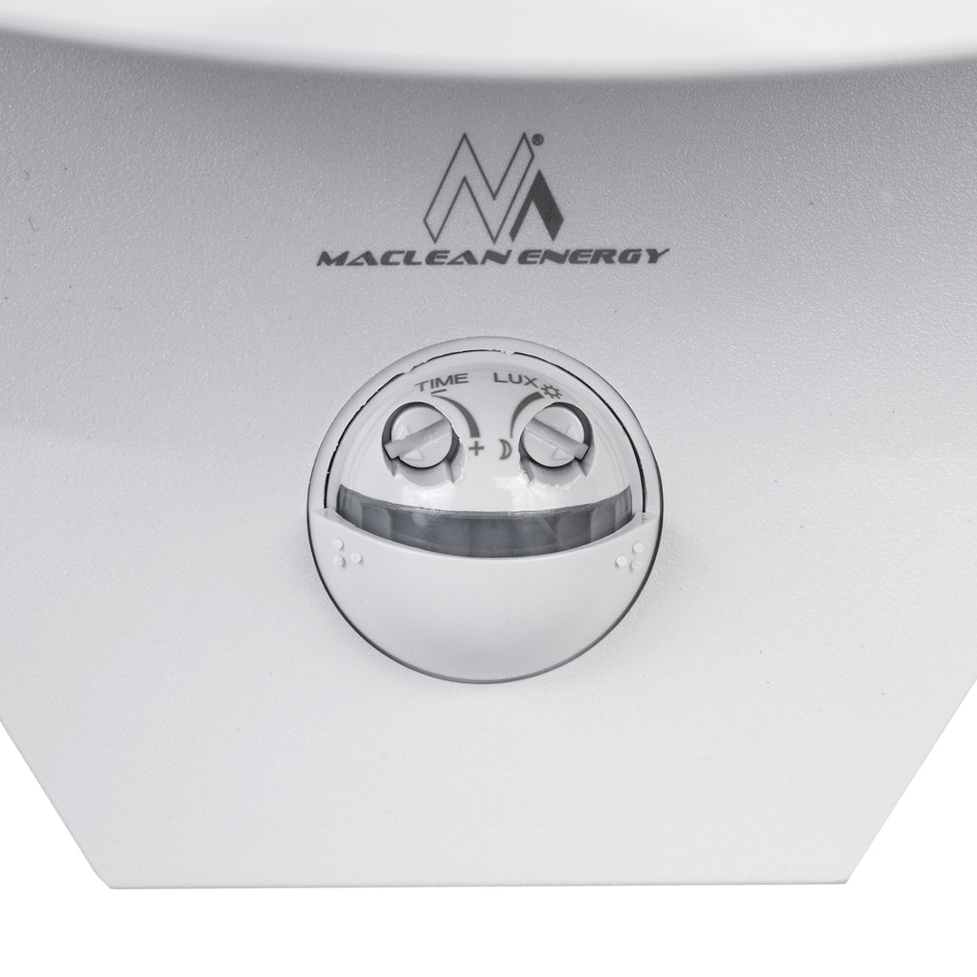 Maclean LED-Lampe mit Bewegungsmelder, PIR-Sensor, Farbe: Weiß, 10 W, IP54, 800 lm, MCE290 W, 2 Stück