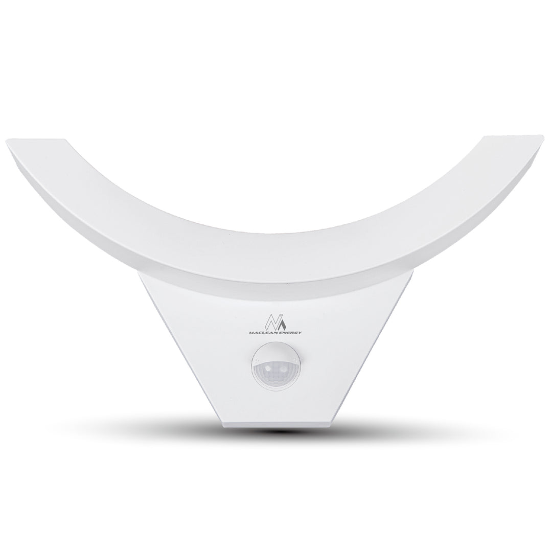 Maclean LED-Leuchte mit Bewegungsmelder, PIR-Sensor, Farbe: Weiß, 10 W, IP54, 800 lm, MCE290 W, 4 Stück