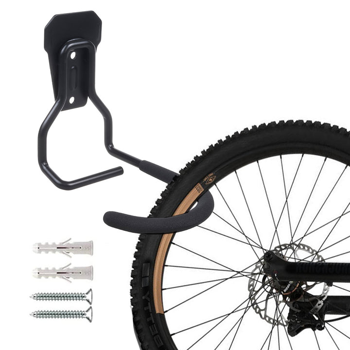 Maclean Fahrrad-Wandhalterung, vertikal, Stahl, max. Belastbarkeit 20 kg, MC-433, 3 Stück