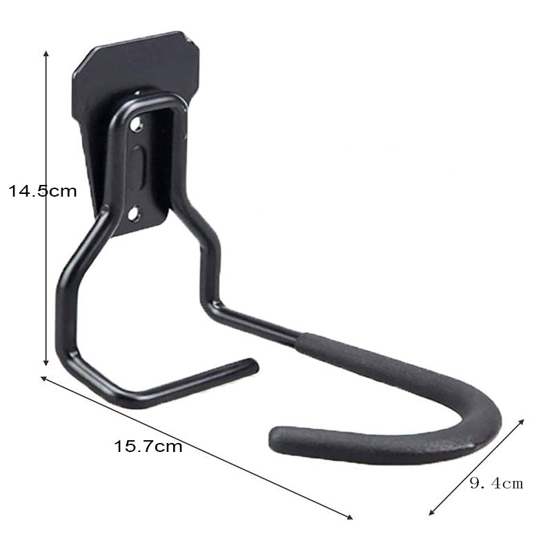 Maclean Fahrrad-Wandhalterung, vertikal, Stahl, max. Belastbarkeit 20 kg, MC-433, 3 Stück