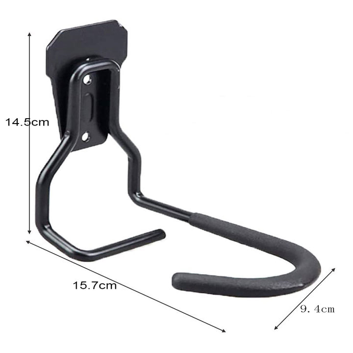 Maclean Fahrrad-Wandhalterung, vertikal, Stahl, max. Belastbarkeit 20 kg, MC-433, 3 Stück