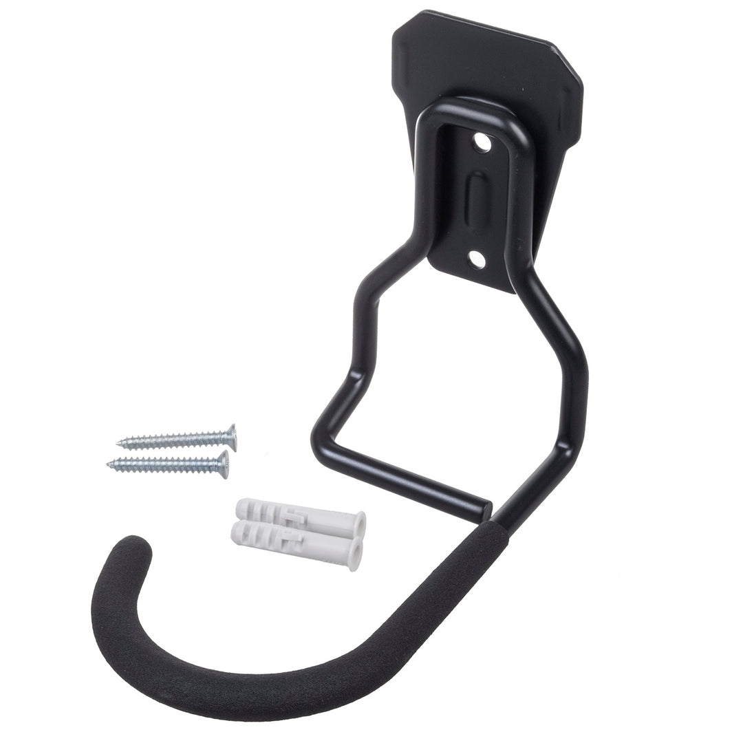 Maclean Fahrrad-Wandhalterung, vertikal, Stahl, max. Belastbarkeit 20 kg, MC-433, 4 Stück