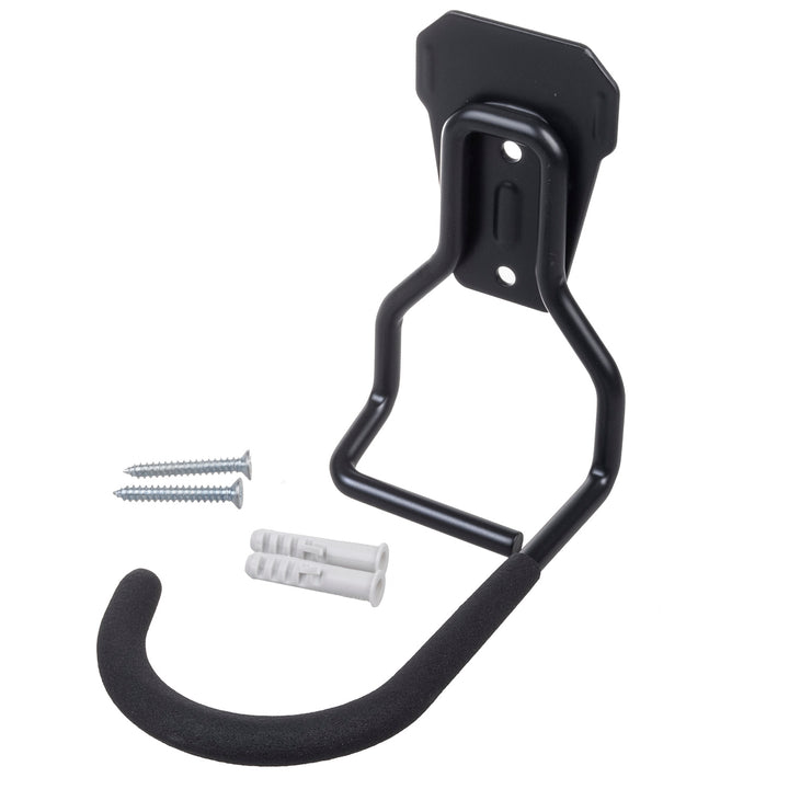 Maclean Fahrrad-Wandhalterung, vertikal, Stahl, max. Belastbarkeit 20 kg, MC-433, 4 Stück
