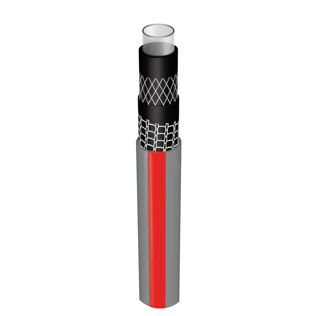 Vartco-Gartenschlauch, 6-lagig, flexibel, Durchmesser 1/2", Länge 100 m, Professional Plus