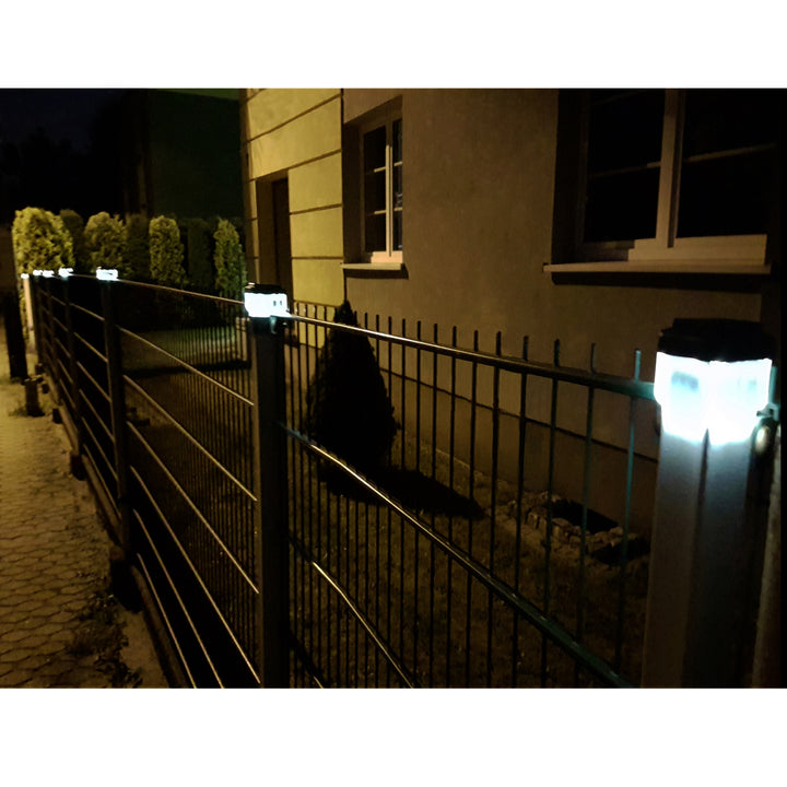 GreenBlue LED-Solarleuchte für Pfosten, 60 x 60 mm, Briefumschlag-Abdeckung, GB126, 2 Stück