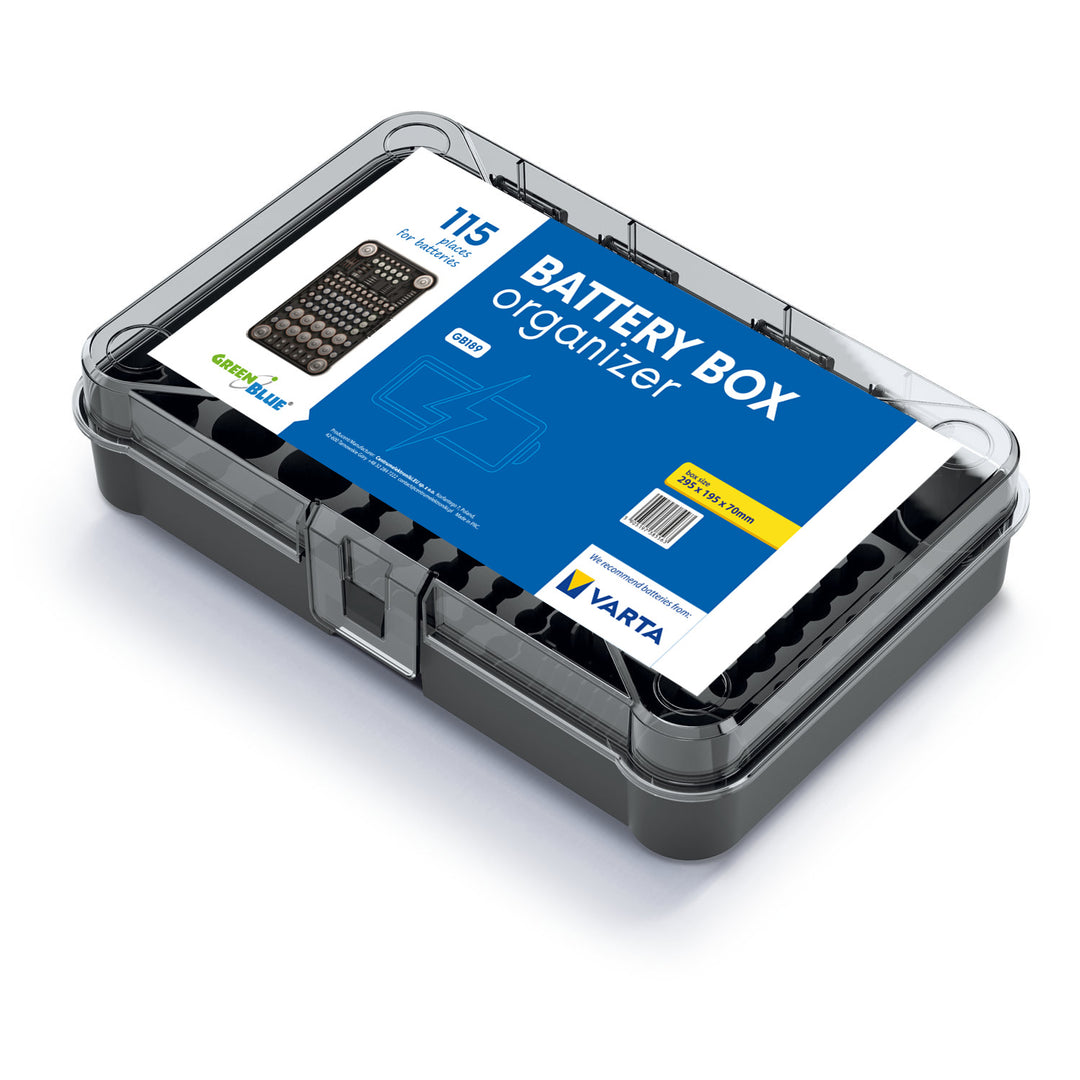 GreenBlue GB189 Batteriehalter + Lamex Digital-Tester für Batterien und Akkus