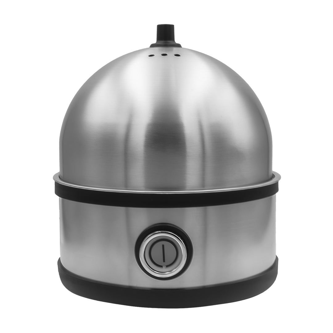 GreenBlue Eierkocher aus Edelstahl, Leistung 200 W, für bis zu 7 Eier, Messbecher, 220–240 V~, 50/60 Hz, GB357