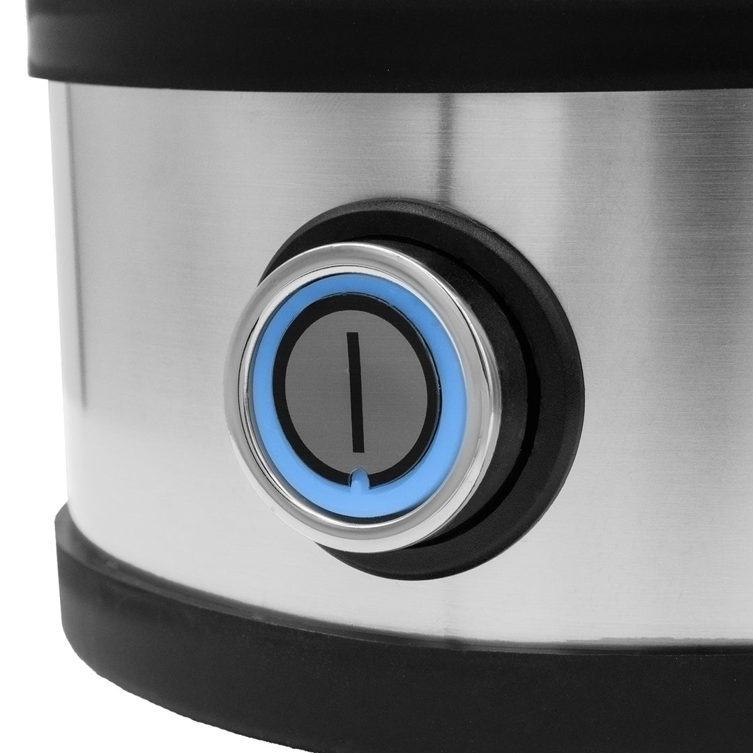 GreenBlue Eierkocher aus Edelstahl, Leistung 200 W, für bis zu 7 Eier, Messbecher, 220–240 V~, 50/60 Hz, GB357