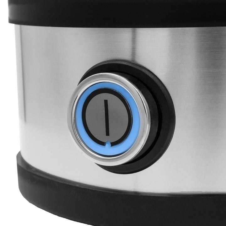 GreenBlue Eierkocher aus Edelstahl, Leistung 200 W, für bis zu 7 Eier, Messbecher, 220–240 V~, 50/60 Hz, GB357