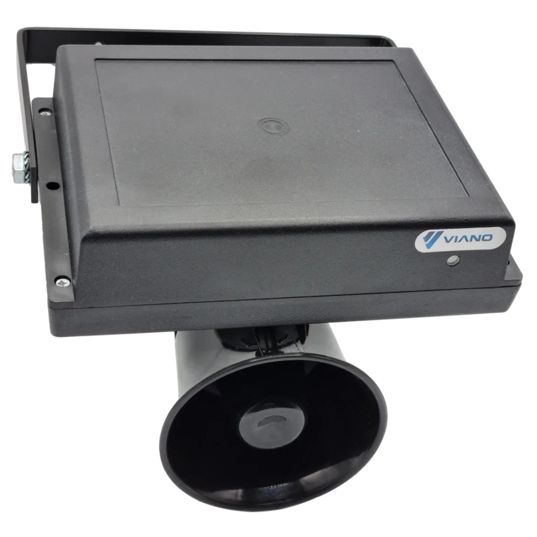 Viano Vogelabwehrgerät gegen Stare, Krähen, Tauben, Spatzen, Amseln und andere Vögel, 230 V,