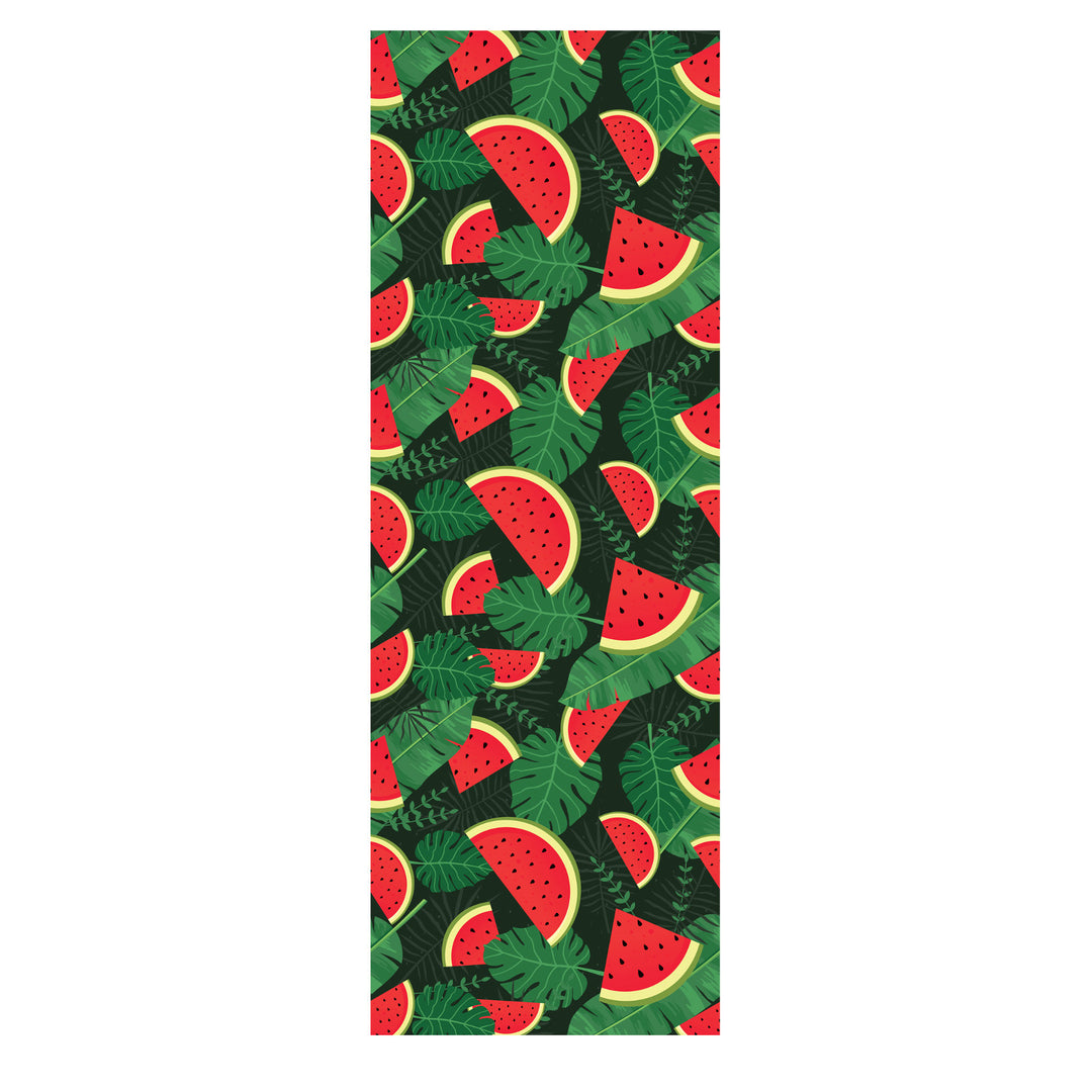 Klassischer Liegestuhl aus Buchenholz GreenBlue GB183 mit Wassermelonen-Aufdruck