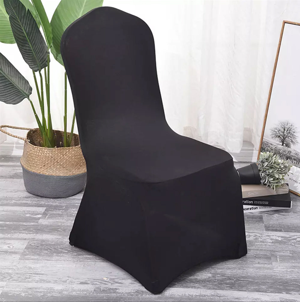 Stuhlhülle für Catering-Stühle, schwarz, GreenBlue, 88 x 50 x 45 cm, Spandex, GB373, 4 Stück