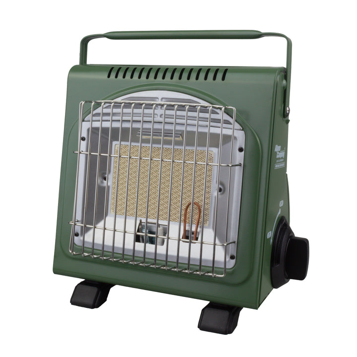 Tragbarer Gaskocher von Alpen Camping, 2-in-1, Gasverbrauch 124 g/h, piezoelektrische Zündung, ICELAND IK-1000 PRO+ 4x 227-g-Gaskartusche von GreenBlue. Zertifikat: Pi 0875, entspricht der Norm EN 417