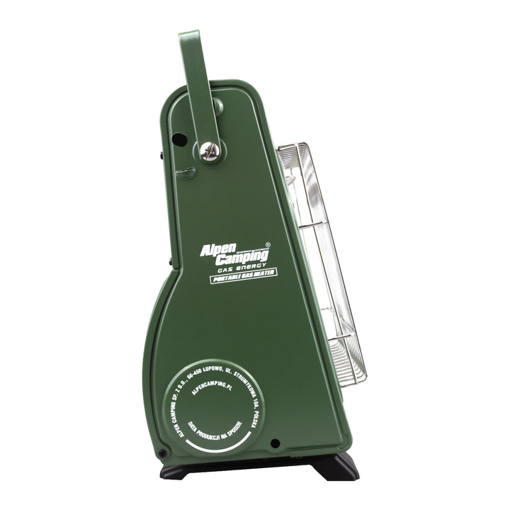 Tragbarer Gaskocher von Alpen Camping, 2-in-1, Gasverbrauch 124 g/h, piezoelektrische Zündung, ICELAND IK-1000 PRO+ 4x 227-g-Gaskartusche von GreenBlue. Zertifikat: Pi 0875, entspricht der Norm EN 417