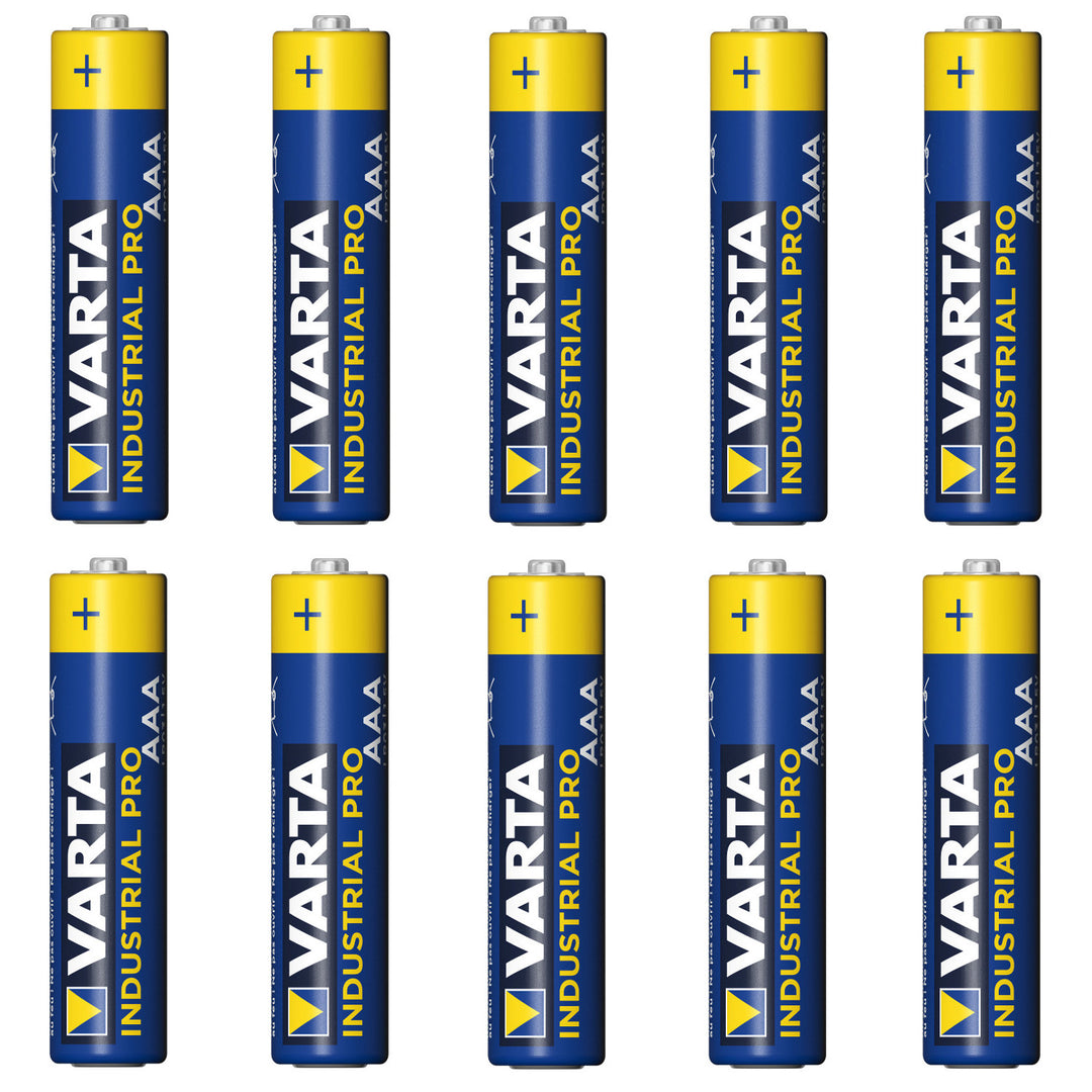 10x R-03 LR03 AAA-Alkalibatterie von Varta Industrial 4003