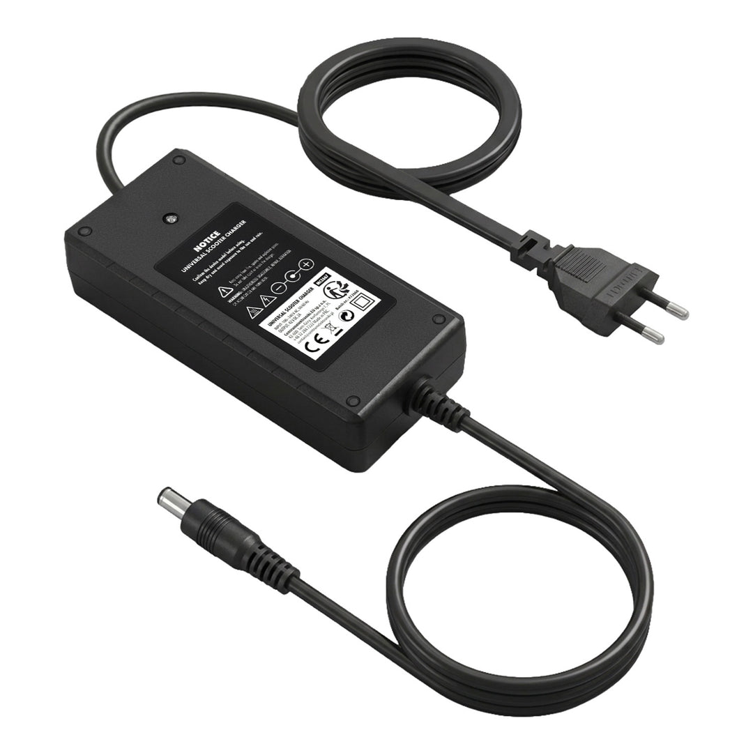 Universelles Ladegerät / Netzteil von Maclean Energy für E-Scooter, 42 V DC, 2 A, max. 85 W, Schnellladung, 6 Stecker, MCE667