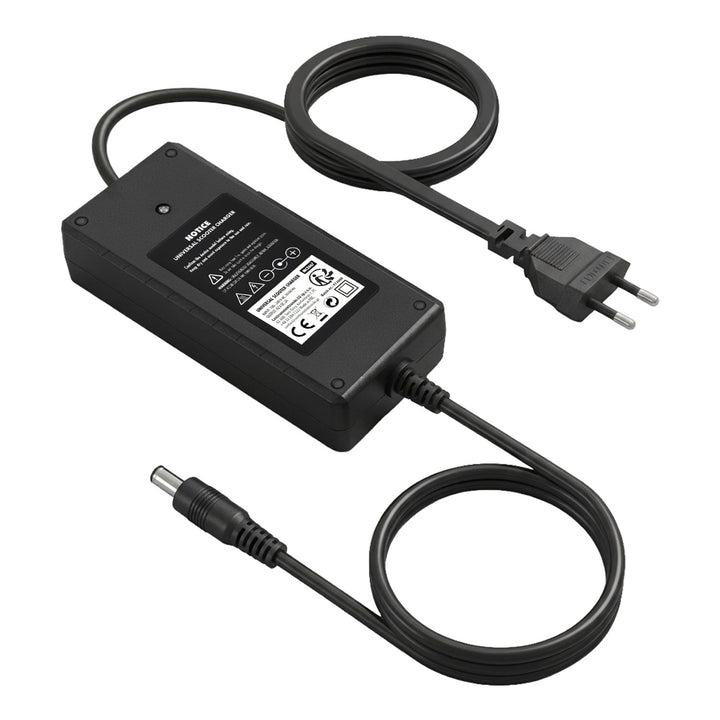 Universelles Ladegerät / Netzteil von Maclean Energy für E-Scooter, 42 V DC, 2 A, max. 85 W, Schnellladung, 6 Stecker, MCE667