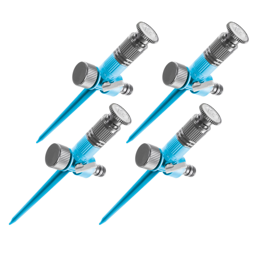 Cellfast Conti Ideal Sektorsprinkler mit Stift, 4 Stück