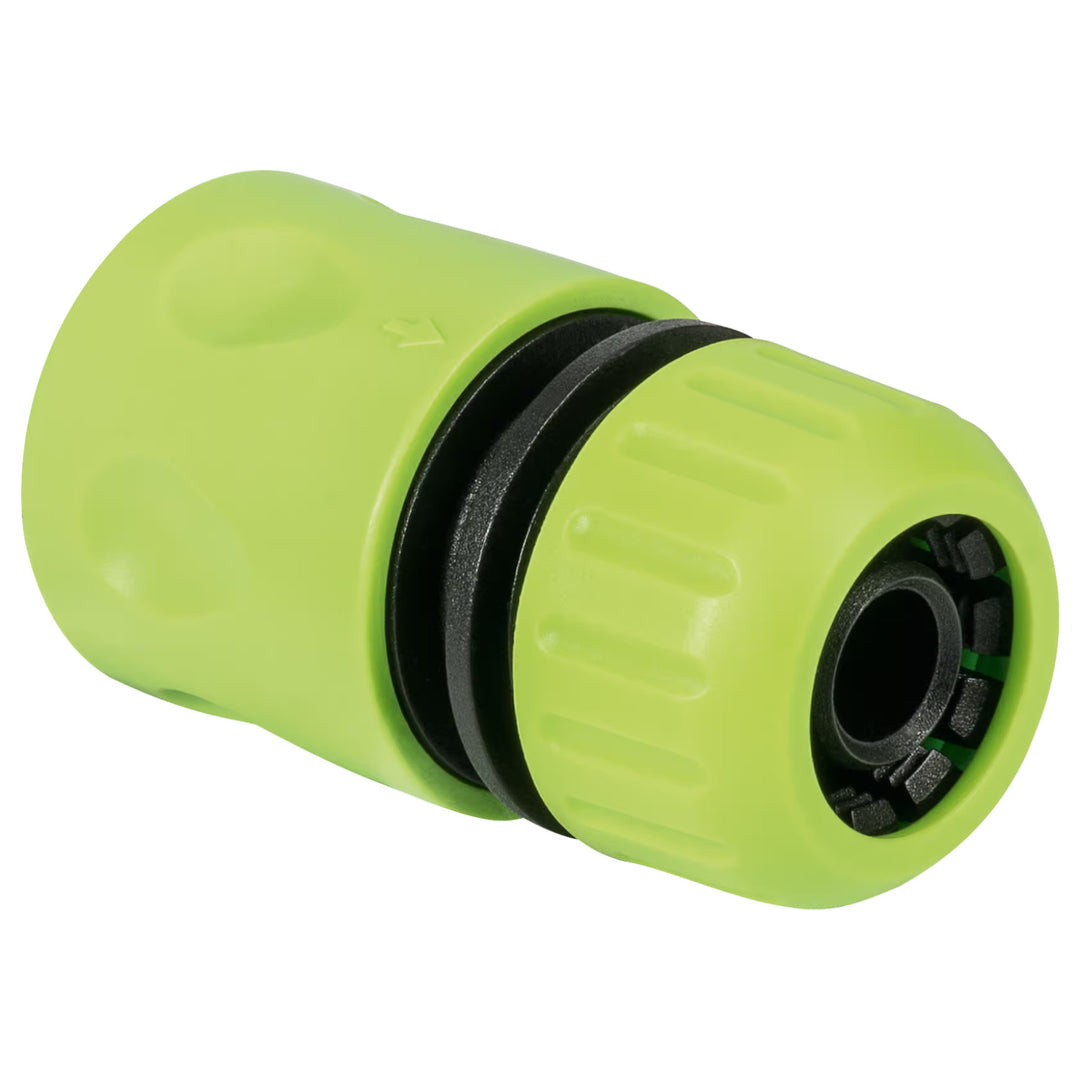 Cellfast Economic Gartenschlauch 1/2" 20 m + gerader Sprühkopf + Anschluss mit 3/4"-Innengewinde + Durchgangs- und Absperr-Schnellkupplung 1/2"