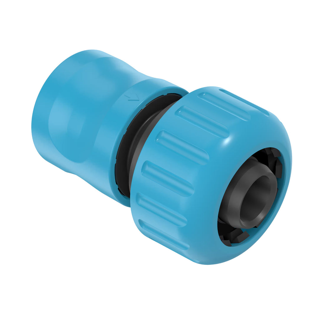 Cellfast Economic Gartenschlauch 3/4" 50 m + Schnellkupplung aus Messing und Durchgang 3/4" + Anschluss mit Innengewinde 3/4" + Schwenkregner + Sprühkopf