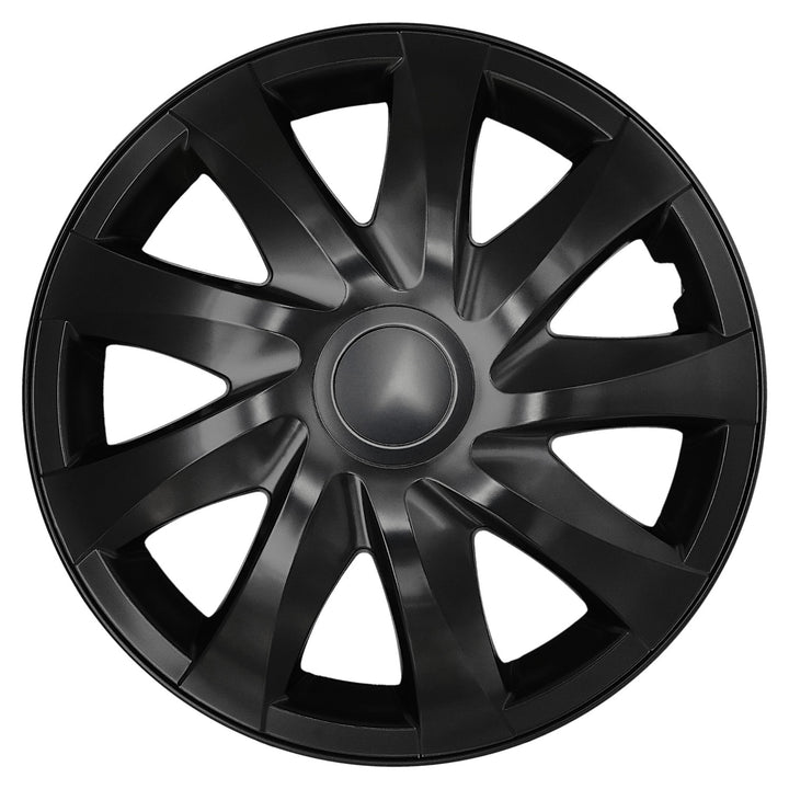 Universal-Radkappen 16'' NRM DRACO schwarz matt, 4 Stück