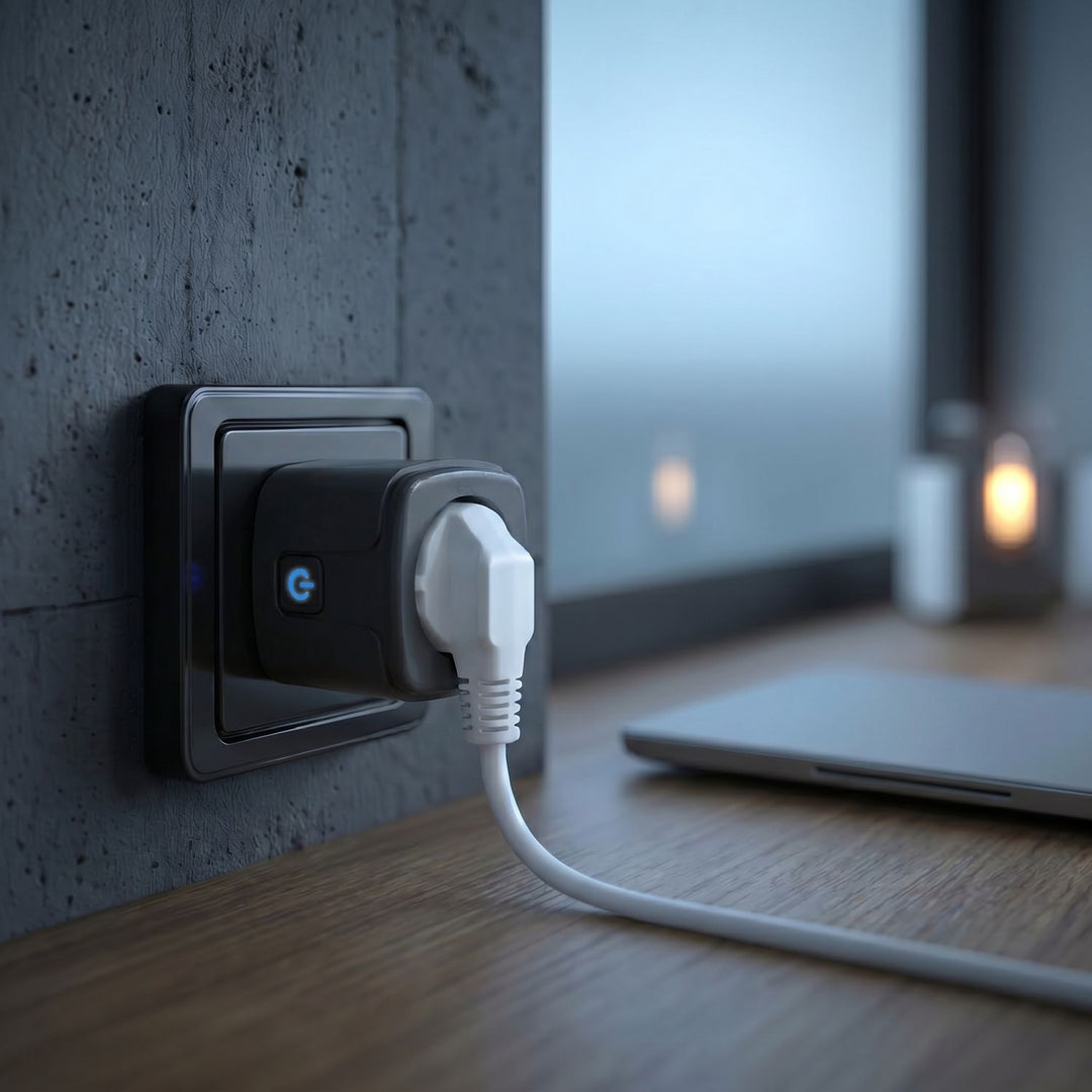 Ferngesteuerte WLAN-Steckdose von GreenBlue, Android/iOS/Alexa/Google Home, Timer, Leistungsmesser, max. 16 A/3840 W, GB735 B, 2 Stück