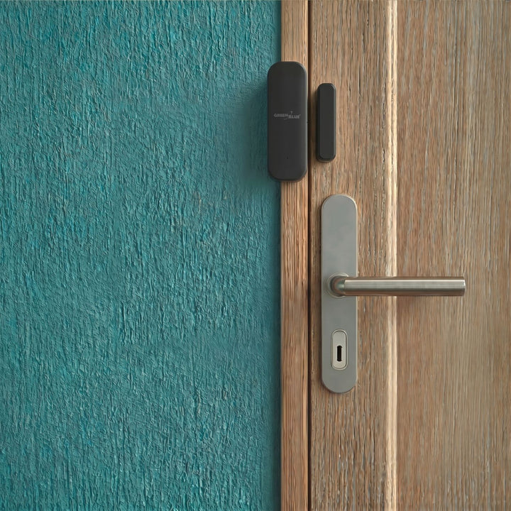 Drahtloser Reed-Schalter / WLAN-Öffnungssensor von GreenBlue, Android/iOS, für Türen / Fenster, 3,0 V DC, LR03x2, GB479 B, 2 Sets