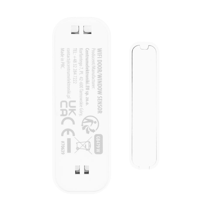 Drahtloser Reedschalter / WLAN-Öffnungssensor von GreenBlue, Android/iOS, für Türen / Fenster, 3,0 V DC, LR03x2, GB479 W, 2 Sets
