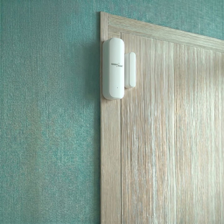 Drahtloser Reedschalter / WLAN-Öffnungssensor von GreenBlue, Android/iOS, für Türen / Fenster, 3,0 V DC, LR03x2, GB479 W, 2 Sets