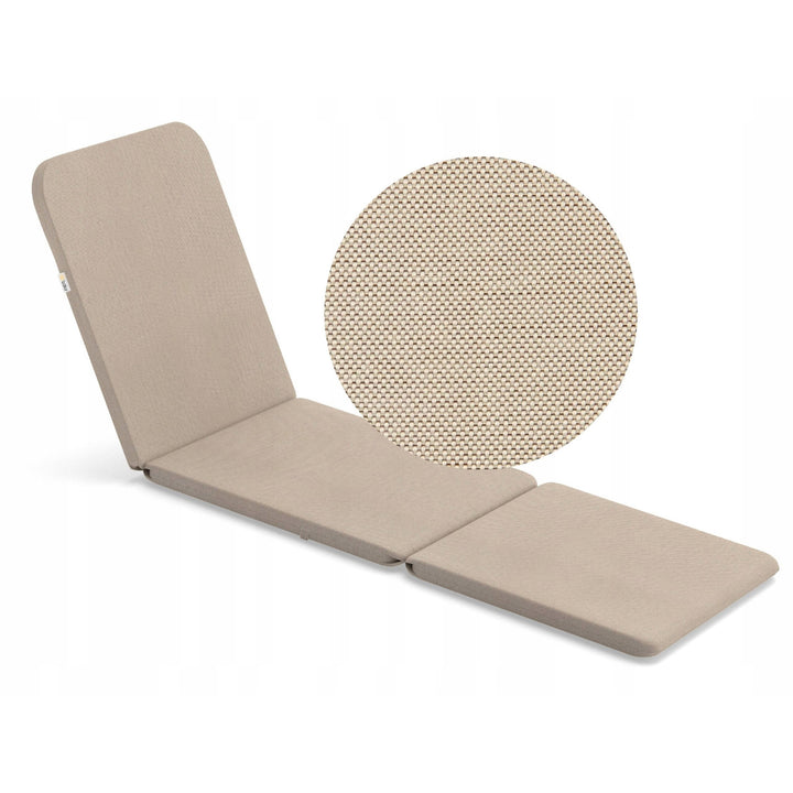 Kissen für den Liegestuhl „Jaipur“, Farbe: Dunkelgrau + Kissen für den Liegestuhl „Jaipur“, Farbe: Beige + Kissen für den Liegestuhl „Daytona“, Farbe: Grau