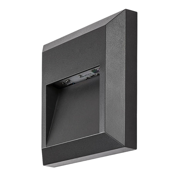 Rabalux-Wandleuchte für den Außenbereich, LED 4 W, anthrazit, Trento, 2 Stück