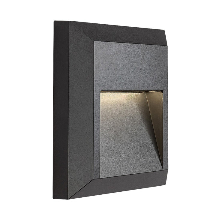 Rabalux-Wandleuchte für den Außenbereich, LED 4 W, anthrazit, Trento, 2 Stück
