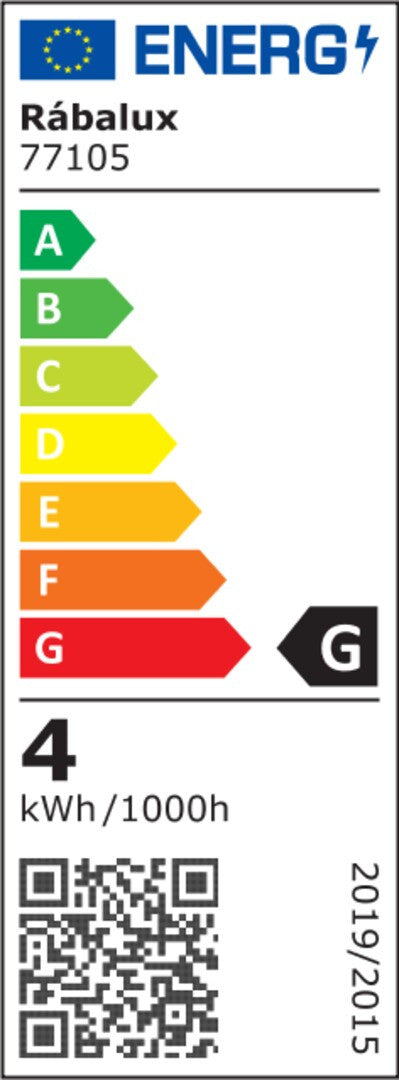 Rabalux-Leuchte, Wandleuchte, für den Außenbereich, LED 4 W, Anthrazit, Trento, 4 Stück