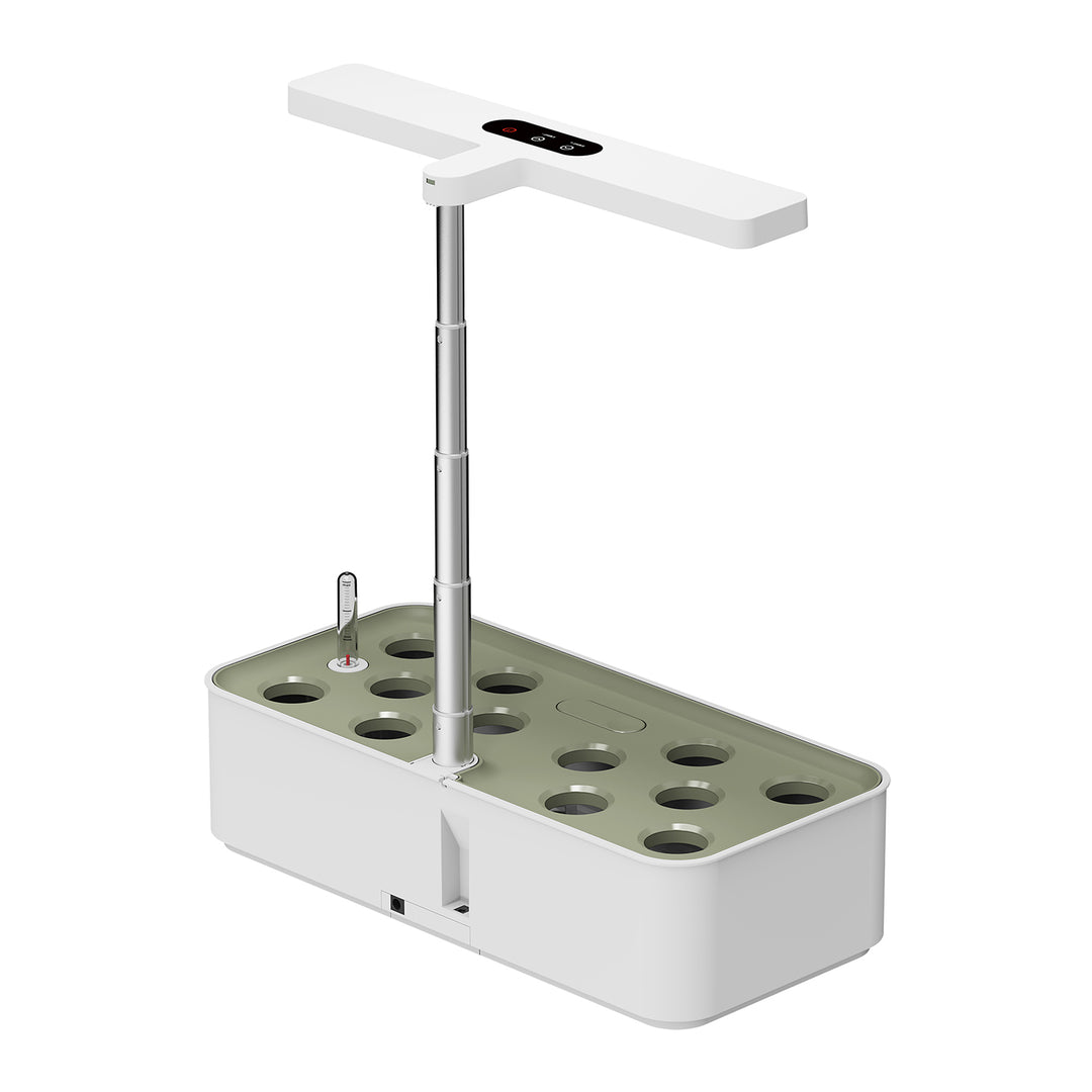 Intelligentes System für den Innenanbau von Pflanzen „GreenBlue“, SMART-Blumentopf, Fassungsvermögen 4 l, 220–240 V AC, 50/60 Hz, 0,4 A, GB133 + Zubehörset