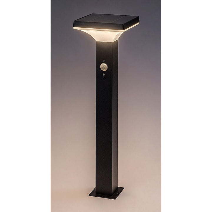 Rabalux-Lampe, für den Außenbereich, solarbetrieben, Stehlampe, LED 4 W, IP44, schwarz, Geleen, 4 Stück