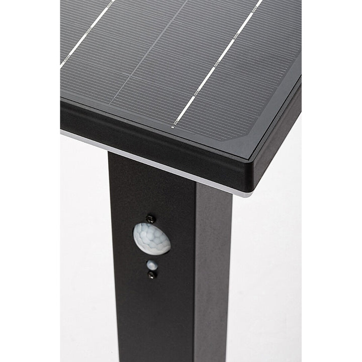 Rabalux-Lampe, für den Außenbereich, solarbetrieben, Stehlampe, LED 4 W, IP44, schwarz, Geleen, 4 Stück