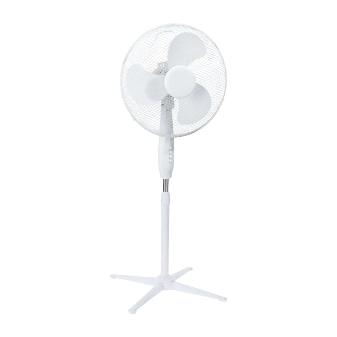 Extralink-Standventilator, Farbe: Weiß, 3 Flügel, 3 Geschwindigkeitsstufen, Leistung 45 W, Neigungsverstellung, ESF-40D-WH