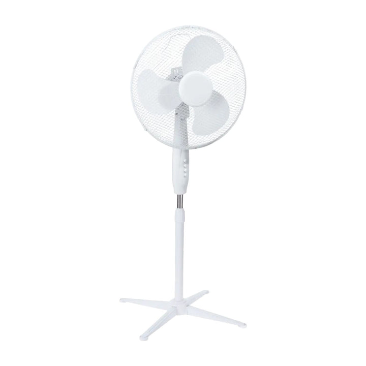 Extralink-Standventilator, Farbe: Weiß, 3 Flügel, 3 Geschwindigkeitsstufen, Leistung 45 W, Neigungsverstellung, ESF-40D-WH